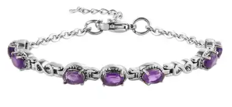 Amethyst Tennis Bracelet