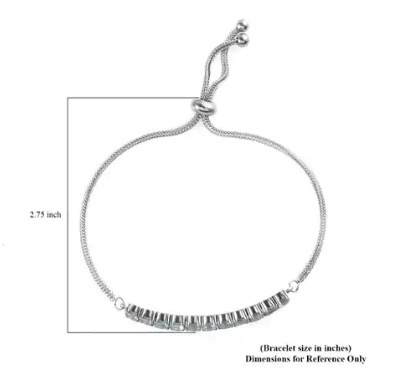 Sky Blue Topaz Bolo Bracelet