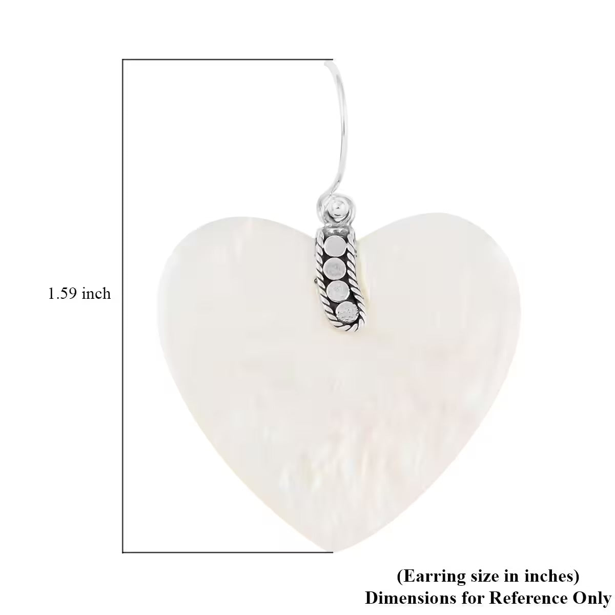 Mother Of Pearl Earring Sterling Silver