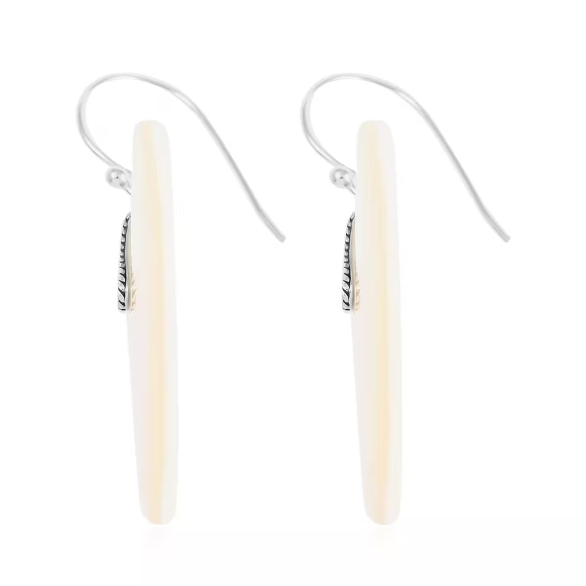 Mother Of Pearl Earring Sterling Silver