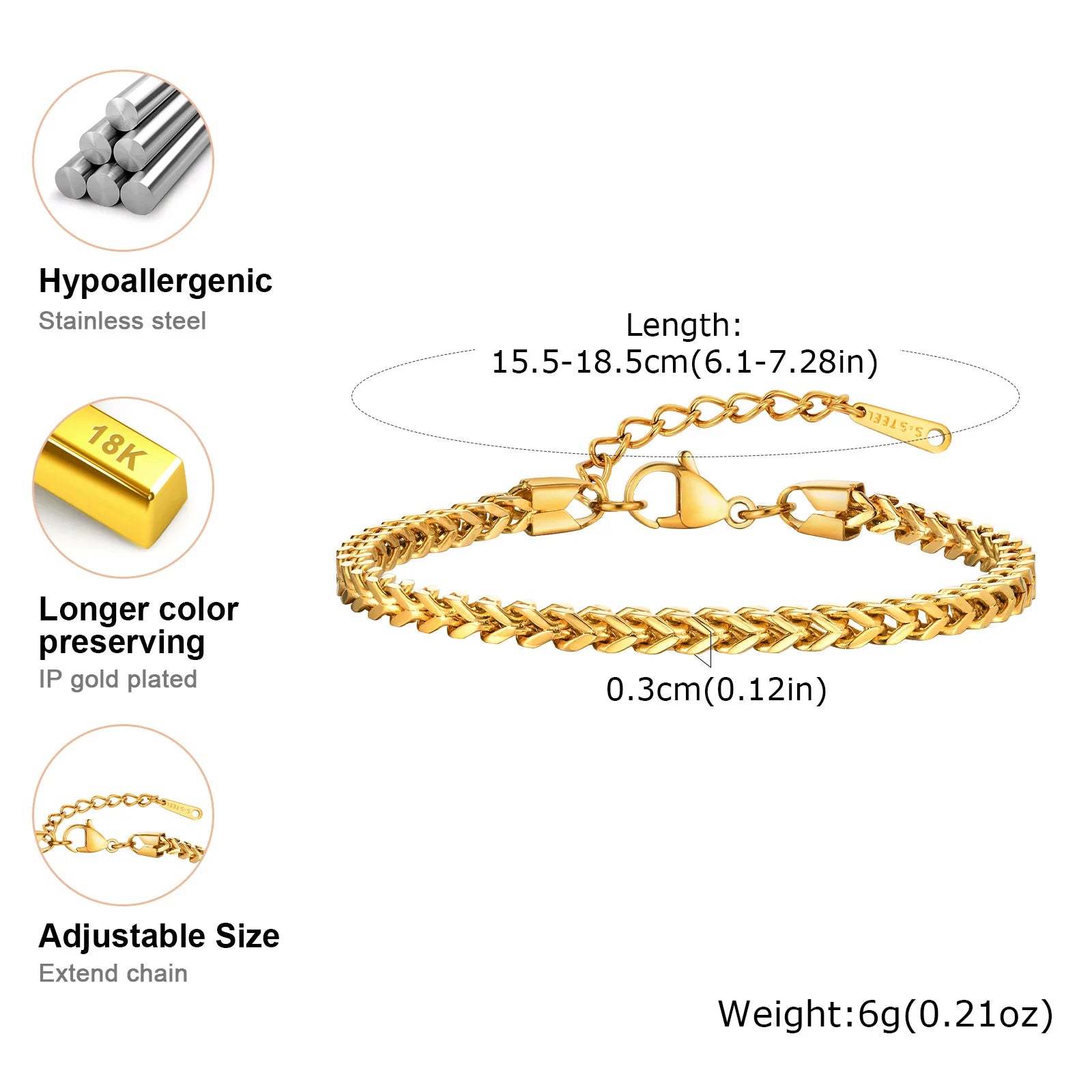 Square Bracelet For Women