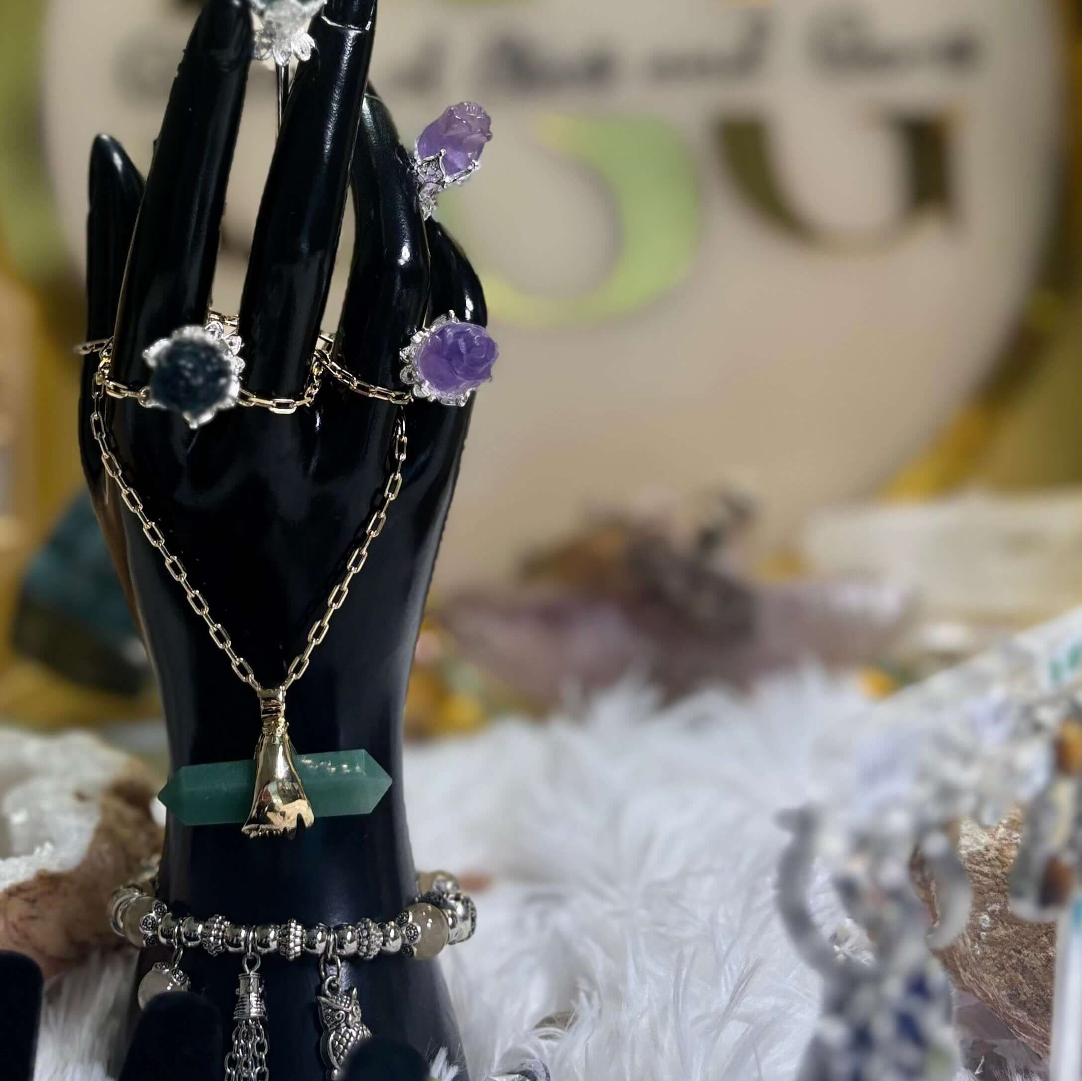 Fluorite Rose Hair Chopstick