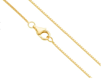 14K Yellow Gold Box Chain