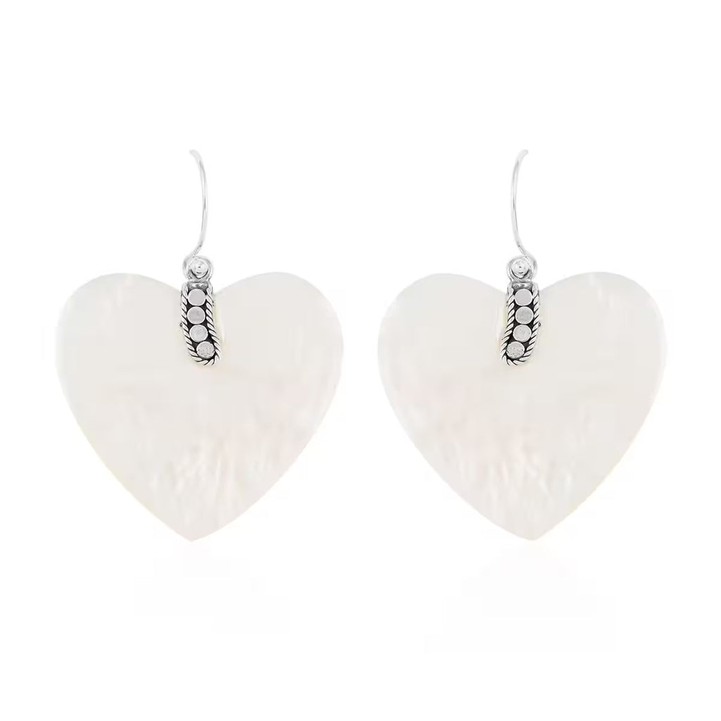 Mother Of Pearl Earring Sterling Silver