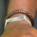 Handcrafted Solid .925 Sterling Silver Curb link Customizable ID Bracelet
