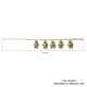 Green and Black Austrian Crystal Teddy Bear Charm Paper Clip Chain Bracelet