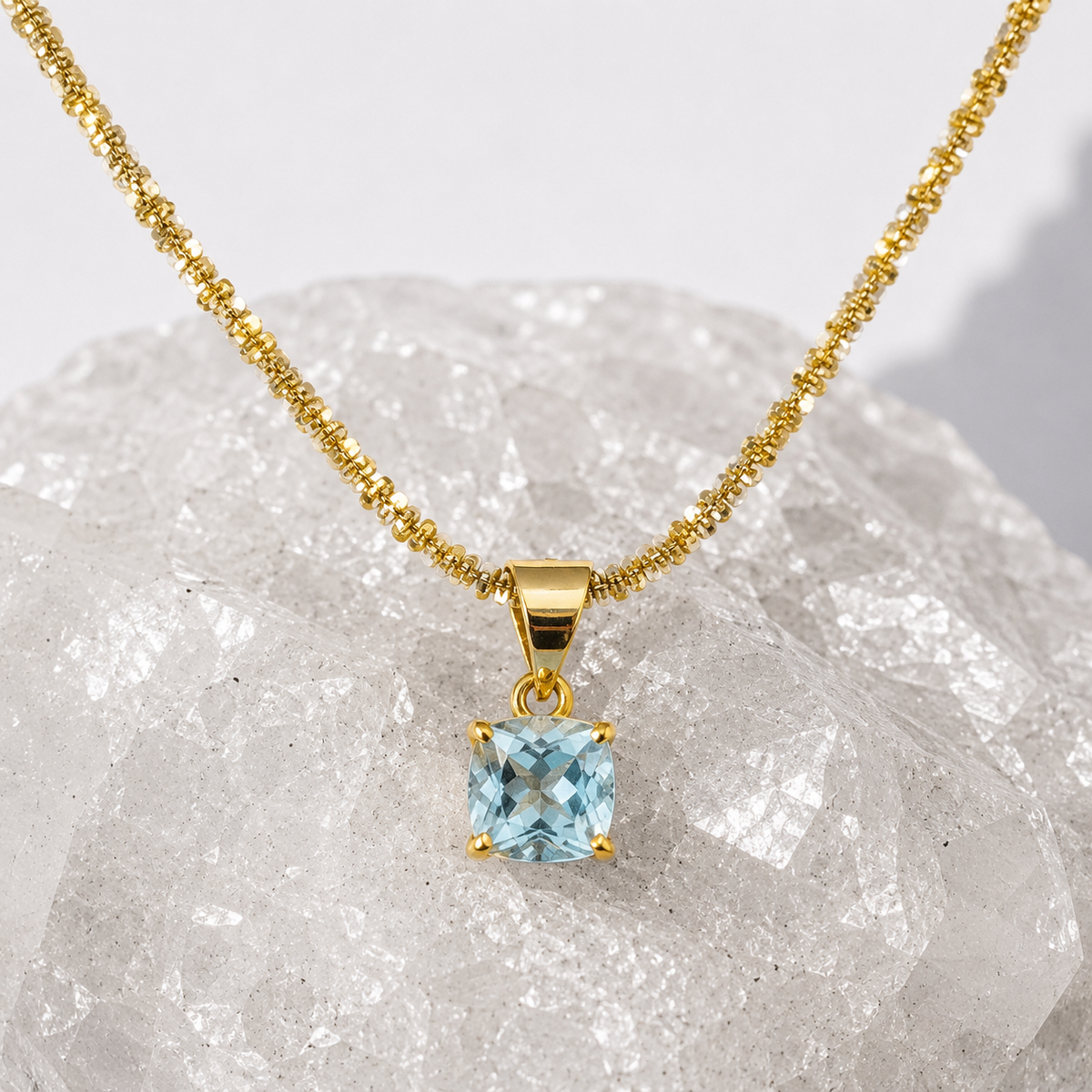 The Golden Current Pendant