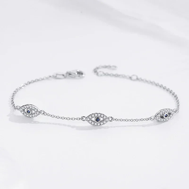 Luxury Evil Eye Charm Bracelet