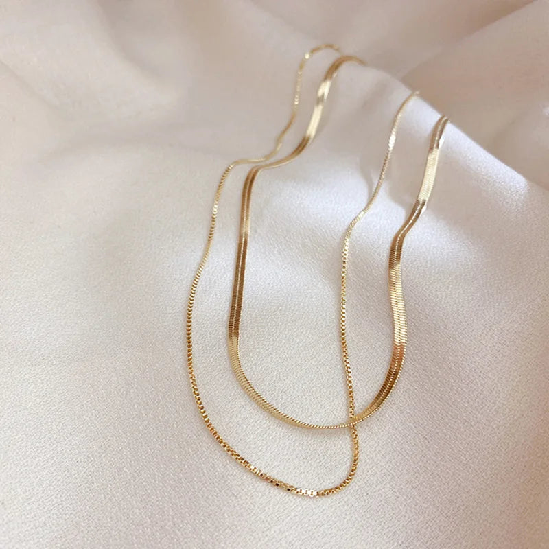 High Quality 18k Gold Plated Chains