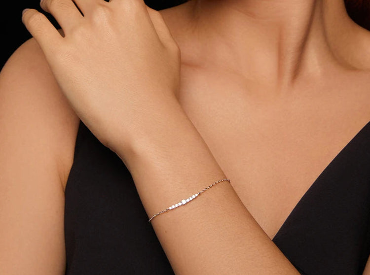Sparkling Moissanite Bracelet
