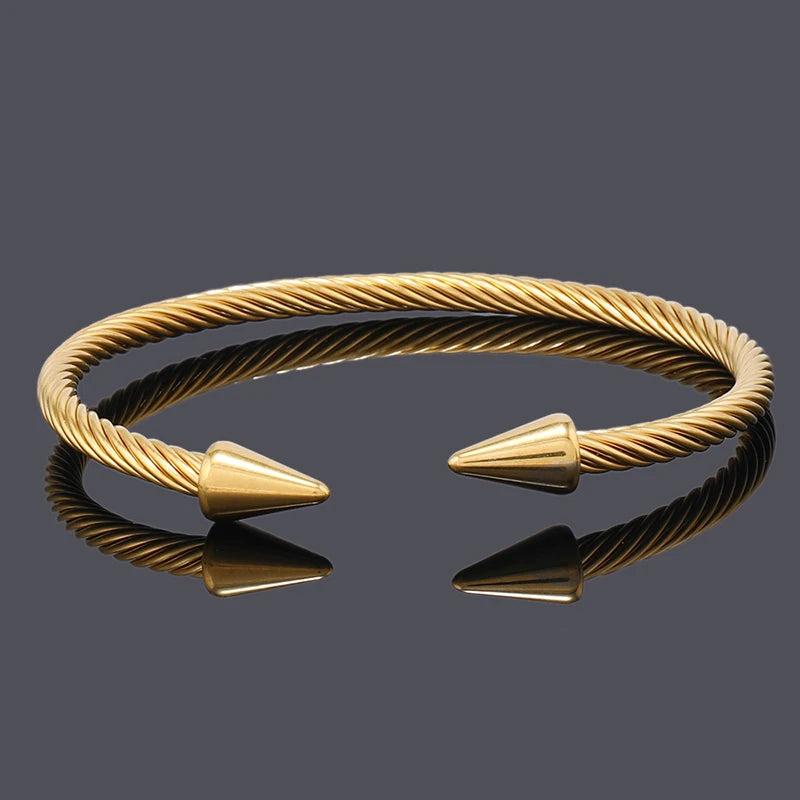 Stainless Steel Cuff Bracelet Women